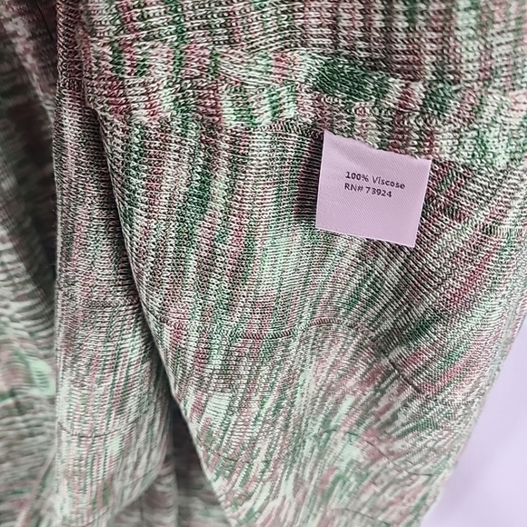 NEW Misook Mini Fit & Flare Green Dress V-neck Pleated Knit Size S MSRP $348 NWT - Picture 5 of 8